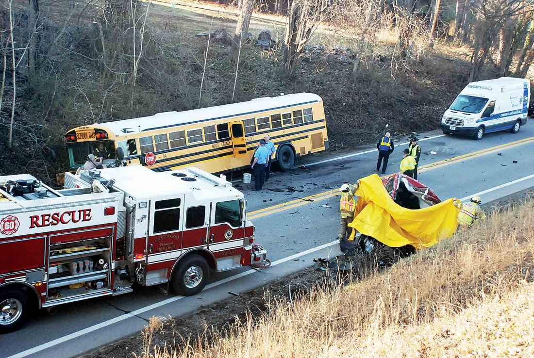 Driver killed after collision with school bus | News, Sports, Jobs ...